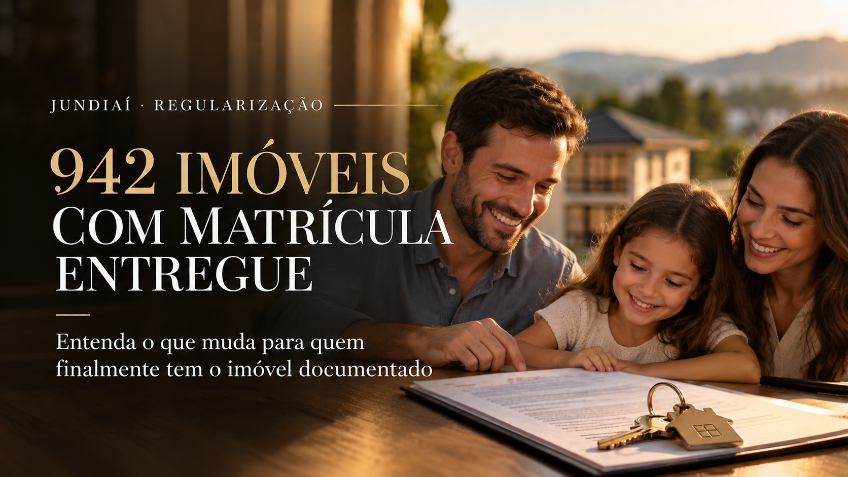 Regularização fundiária em Jundiaí: 942 matrículas entregues e o que muda quando o imóvel finalmente tem documento