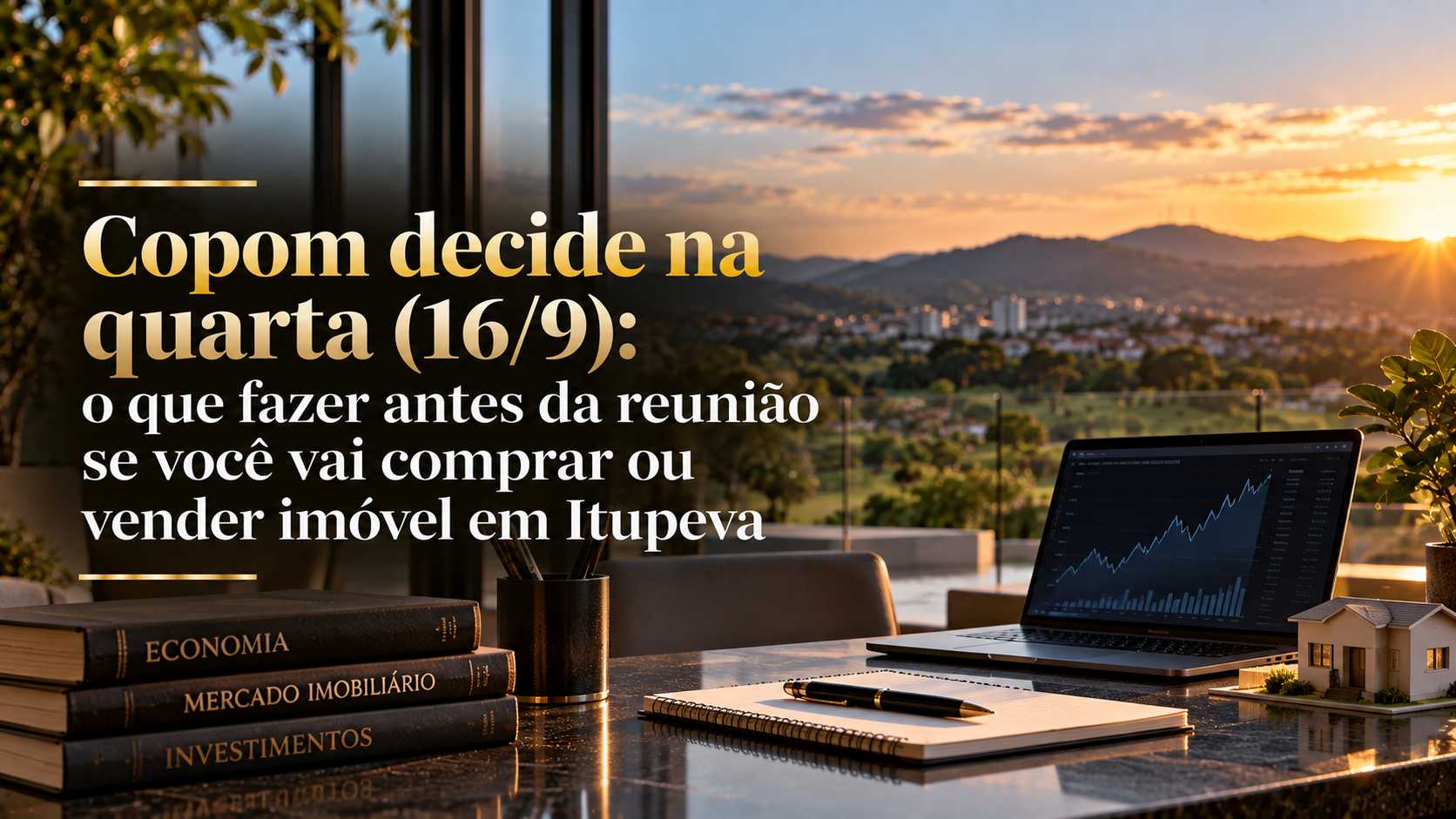 Copom decide na quarta (16/9): o que fazer antes da reunião se você vai comprar ou vender imóvel em Itupeva